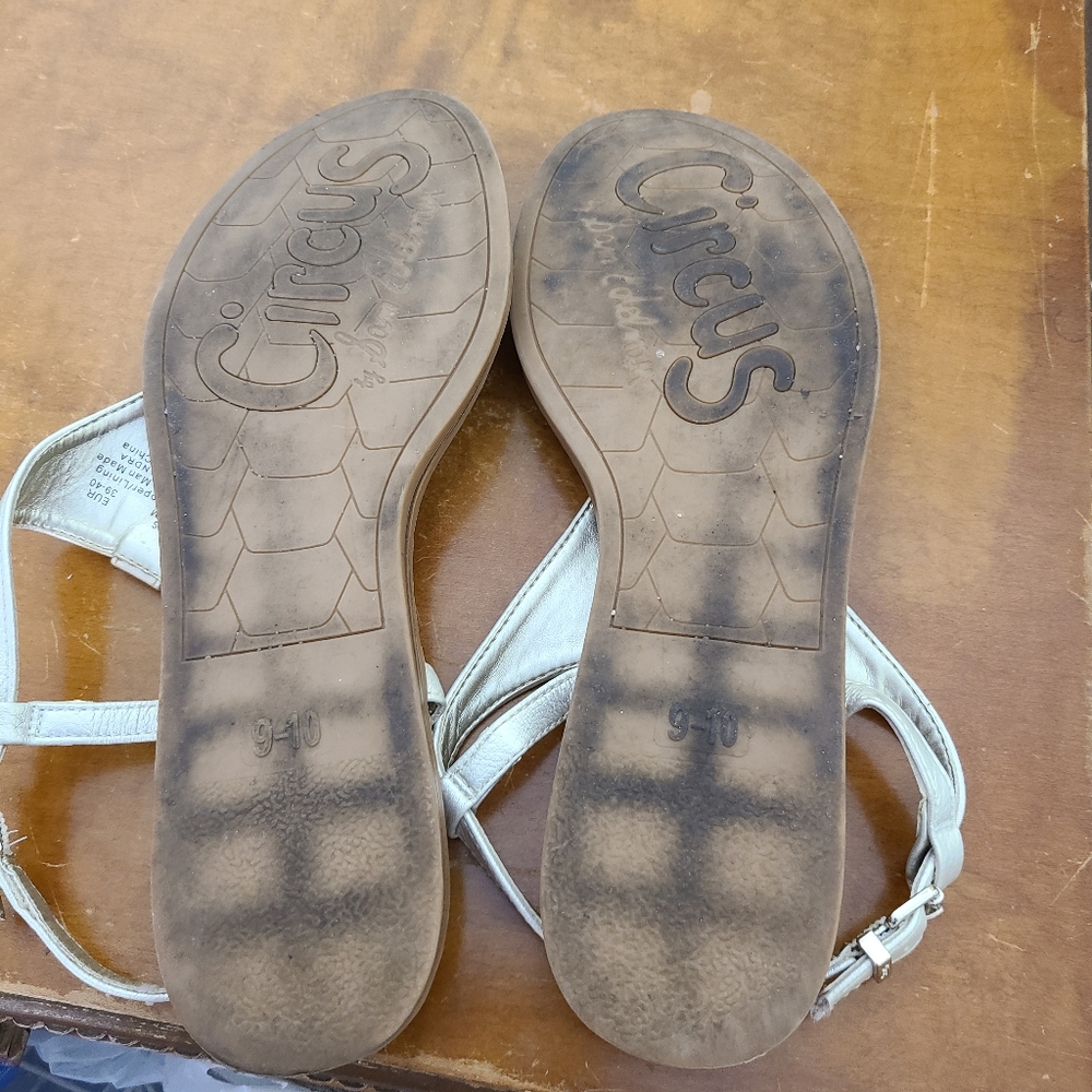 Sam Edelman Circus Gold Cassandra Thong Sandal - Picture 7 of 8